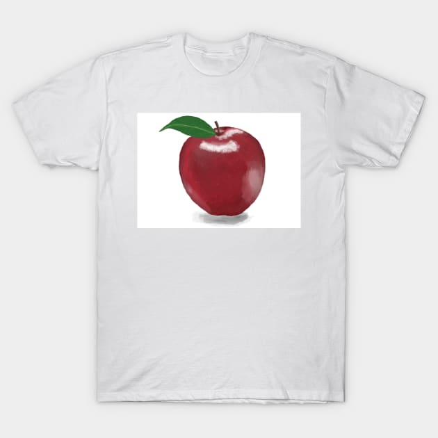 Juicy Red Apple T-Shirt by JennyCathcart